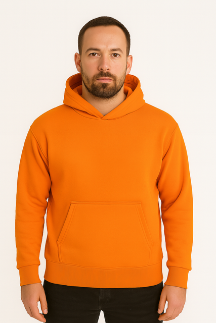 Hoodie | 100% gekamd fleece 320 g/m² - Premium kwaliteit - Oranje