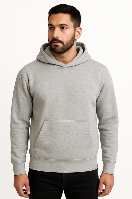 Hoodie | 100% gekamd fleece 320 g/m² - Premium kwaliteit - Oxfordgrijs
