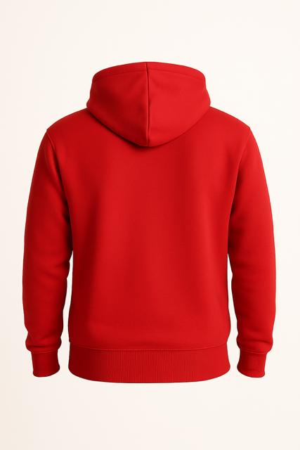 Hoodie | 100% gekamd fleece 320 g/m² - Premium kwaliteit - Rood - Image 5