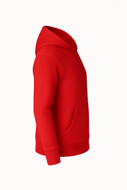 Hoodie | 100% gekamd fleece 320 g/m² - Premium kwaliteit - Rood - Image 6