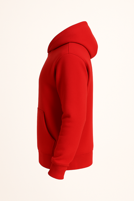 Hoodie | 100% gekamd fleece 320 g/m² - Premium kwaliteit - Rood - Image 7