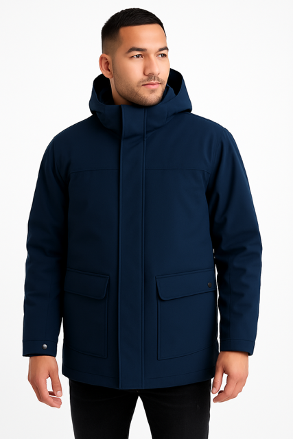 Winter Softshell Werkjas Parka – Donkerblauw
